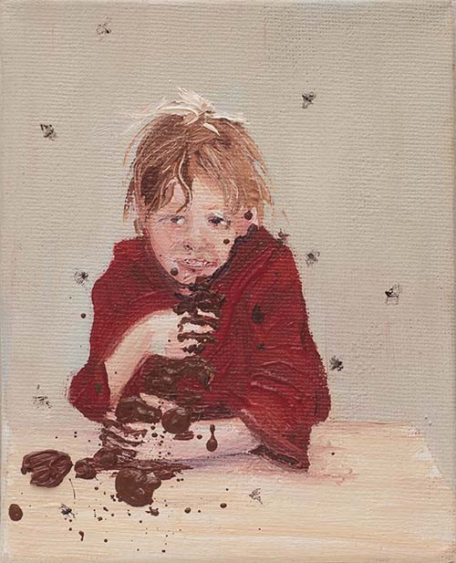 shit 4, 2012, 10x12cm